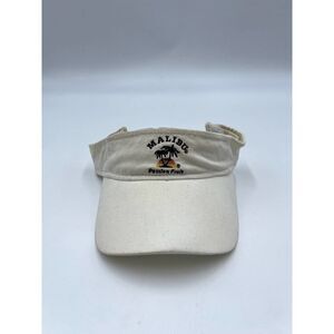 Vintage Malibu Rum Strapback Visor Adjustable